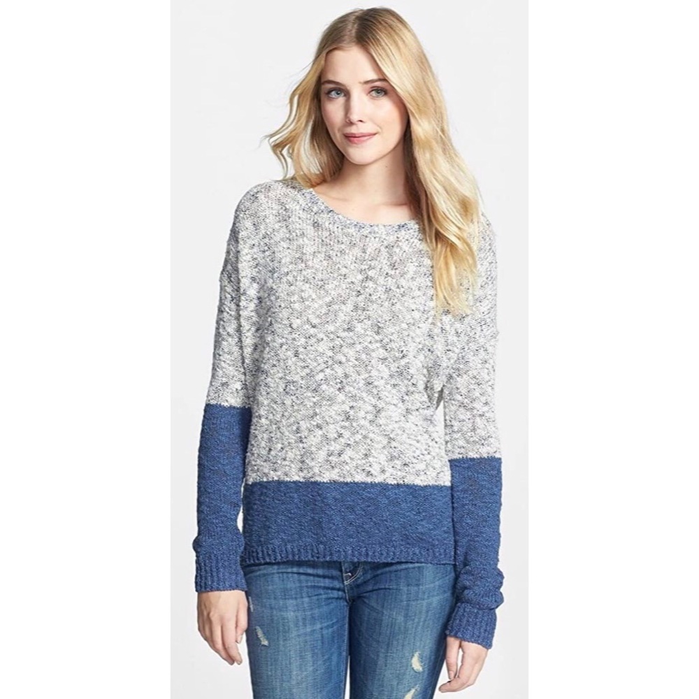 Vince Marble Colorblock Sweater
